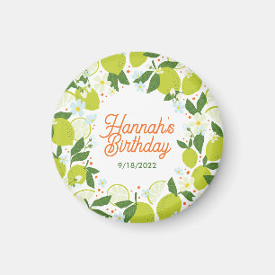 Citrus Garden Magnet - Editable Text Design