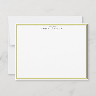 Citrus Green Frame Note Card