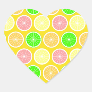 Citrus Heart Sticker