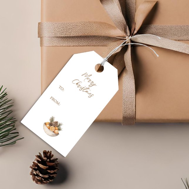 Citrus Hygge Christmas Gift Tag (Creator Uploaded)