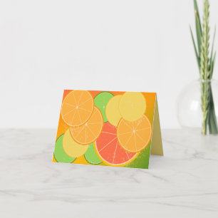 Citrus Joy Note card (blank inside)