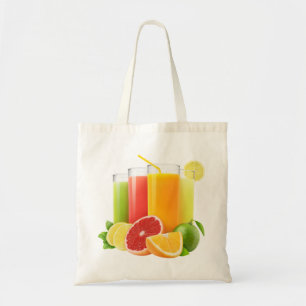 Citrus juices tote bag