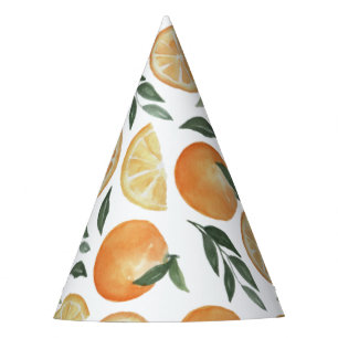 Citrus Kids Birthday Party   Summer Orange Fruit Hat