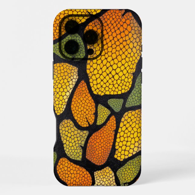 Citrus Leaf Harmony iPhone Case (Back)