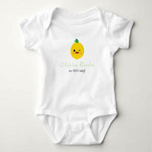 Citrus Lemon Baby Shower Bodysuit