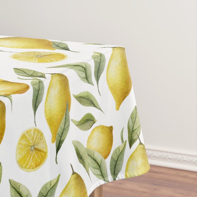 Citrus Lemon Lime  Tablecloth (In Situ)