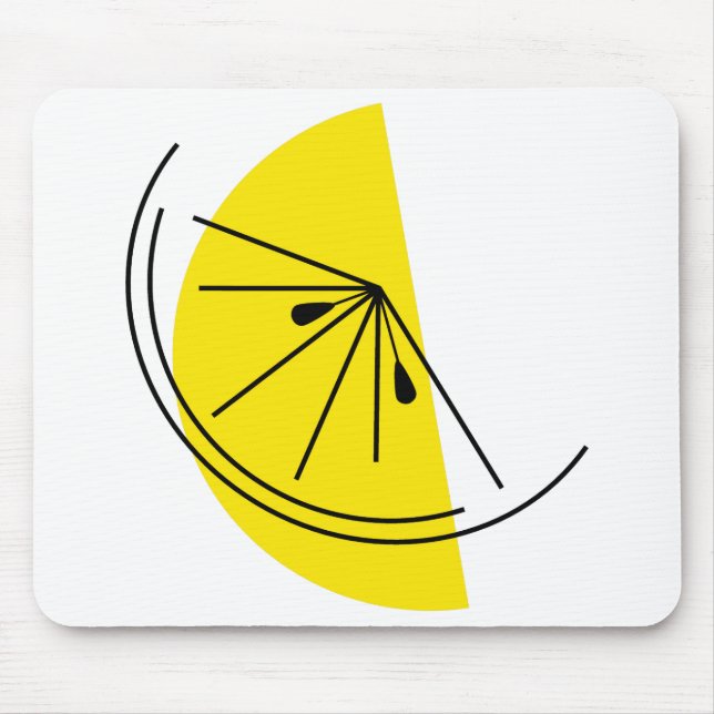 Citrus Lemon mouse pad (Front)