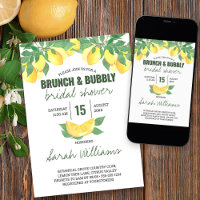 Citrus Lemons Brunch & Bubbly Bridal Shower
