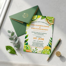 Citrus Lime and Chartreuse Green Summer Wedding