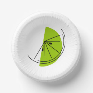 Citrus Lime Paper Plate