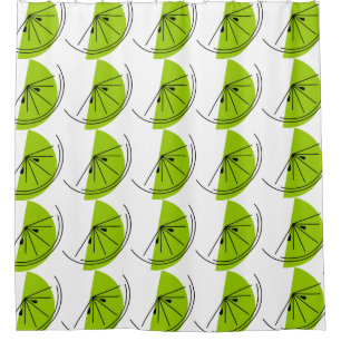 Citrus Lime shower curtain
