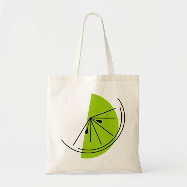 Citrus Lime two-sided tote bag (Front)