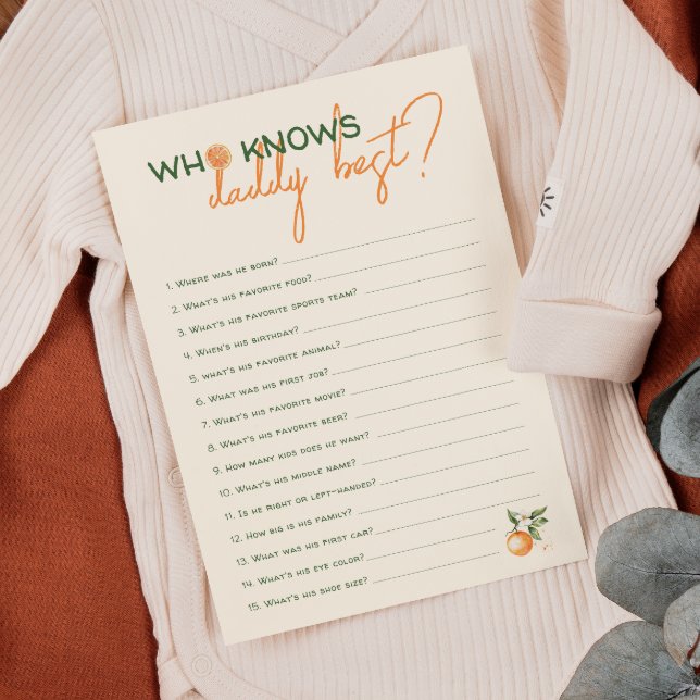 Citrus Little Cutie Who Knows Daddy Best Card (Creator Uploaded)