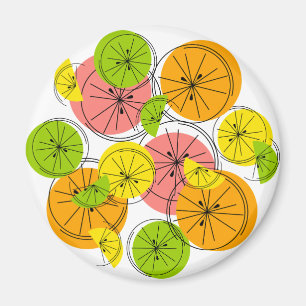Citrus magnet round