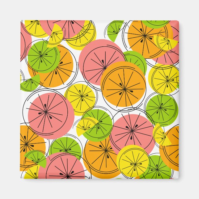 Citrus magnet square (Front)
