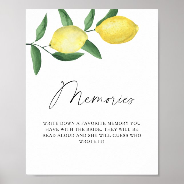 Citrus - memories with the bride poster (Front)