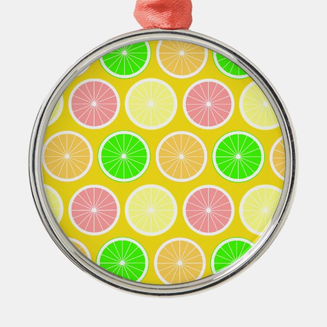 Citrus Metal Tree Decoration (Front)