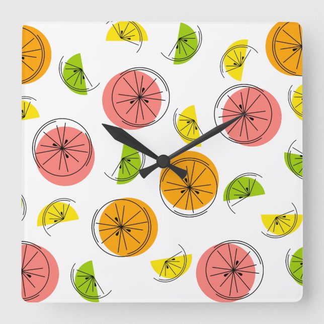 Citrus Multi clock square (Front)