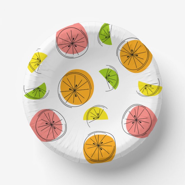 Citrus Multi Paper Plate (Front)