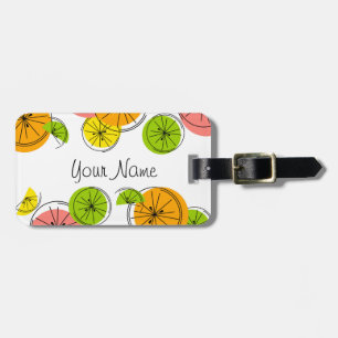 Citrus Name luggage tag
