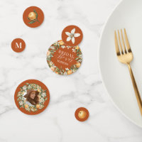 Citrus, orange blossom bridal shower party decor