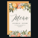 Citrus orange botanical modern rustic farmhouse<br><div class="desc">Citrus orange botanical modern rustic wedding design. Part of a modern collection.</div>