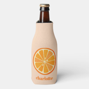 Citrus Orange Fun Personalised Bottle Cooler