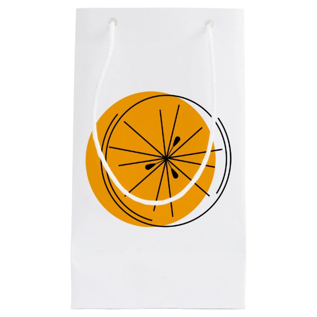 Citrus Orange gift bag small (Front)