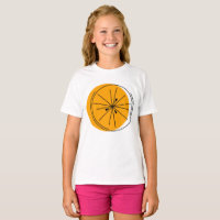 Citrus Orange girls' t-shirt