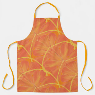 Citrus Orange Grapefruit Slice Art Apron