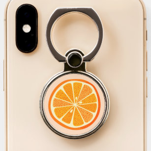 Citrus Orange Phone Ring Stand