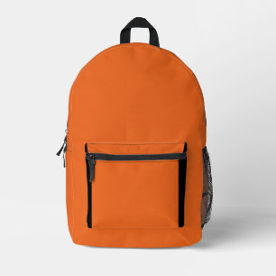 Citrus Orange Printed Backpack