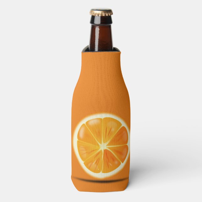Citrus Orange Slice Bottle Cooler (Bottle Front)