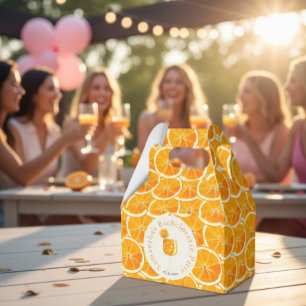 Citrus Orange Slice Favour Box