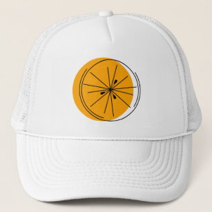 Citrus Orange trucker hat