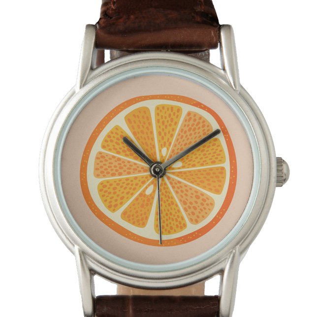Citrus Orange Watch (Citrus Orange Slice fun watch)