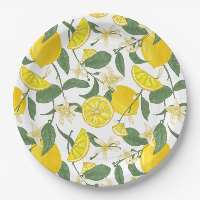 Citrus Paper Plate (Front)