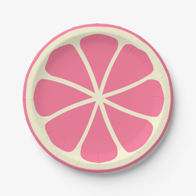 Citrus Party Paper Plate (Front)