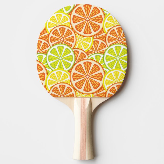 Citrus Pattern 2 Ping Pong Paddle (Front)