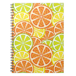 Citrus Pattern 2 Spiral Notebook