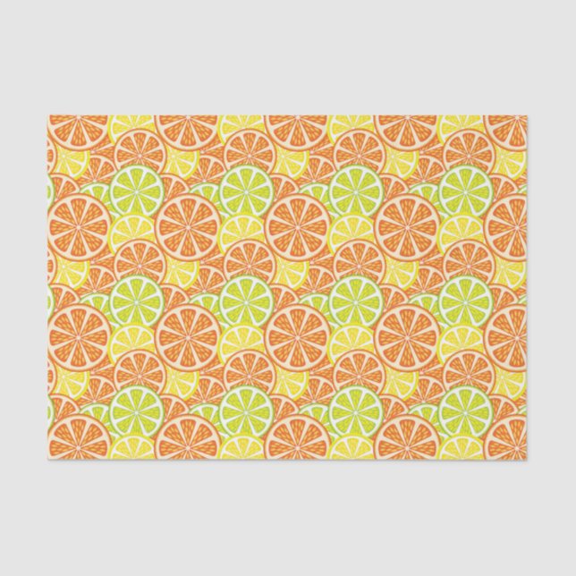 Citrus Pattern 2 Tissue Paper (Front)