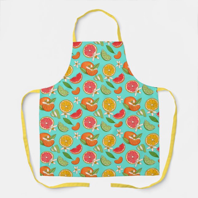 Citrus Pattern Apron (Front)