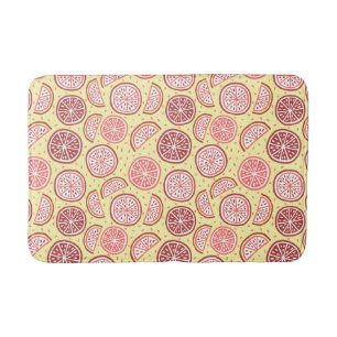 Citrus Pattern bath mats
