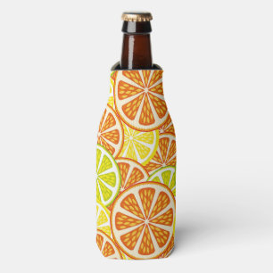 Citrus pattern bottle cooler