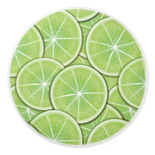 Citrus Pattern Ceramic Knob