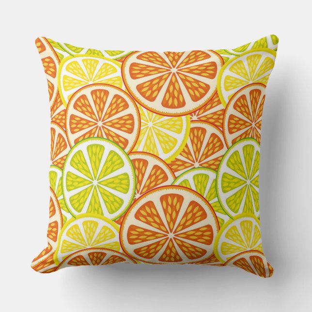 Citrus pattern cushion (Front)
