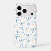 Citrus Pattern Hand Drawn -