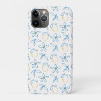 Citrus Pattern Hand Drawn -