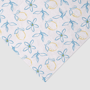 Citrus Pattern Hand Drawn Tissue Paper