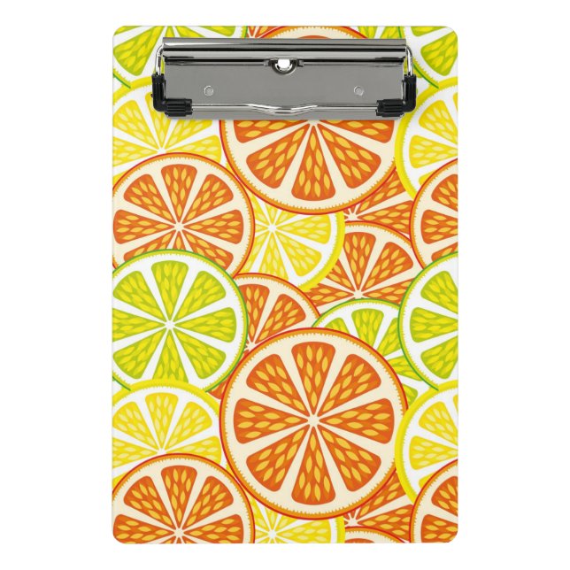 Citrus pattern mini clipboard (Front)